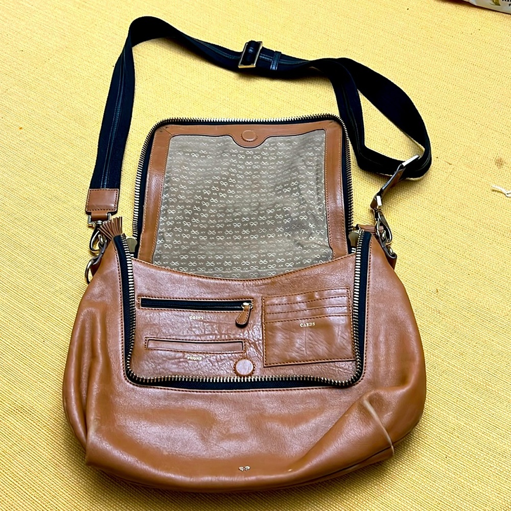 🎉Anya Hindmarch Vintage Maxi Zip Crossbody